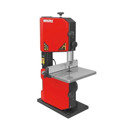 Ferastrau cu banda de banc, putere 500 W. Placa de lucru 302 x 304 mm, lungimea lamei 1712 mm. Greutate 24 kg