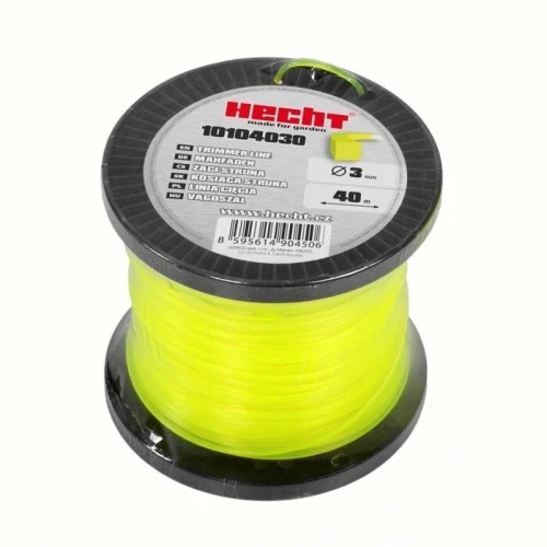 Fir pentru trimmer HECHT 10104030, profil patrat, diametru 3 mm, lungime 40 m