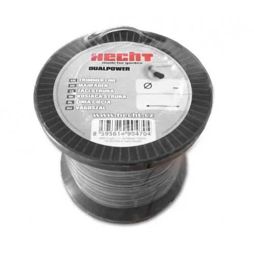 Fir pentru trimmer HECHT 10423230, profil rasucit, diametru 3 mm, lungime 232 m, cu insertie metalica