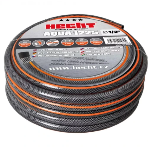 Furtun de gradina, diametru 1/2", lungime 25 m, HECHT AQUA 1225