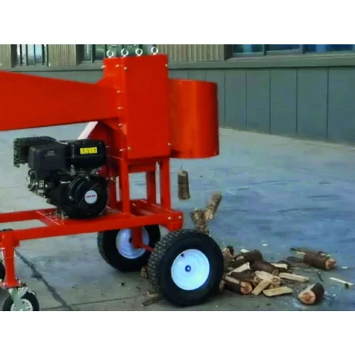 Tocator lemne motor 15 CP, benzina, pornire electrica, lungime lemn 10-22 cm, diametru lemn 12 cm, HECHT 6645