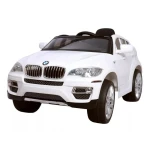 Masinuta electrica pentru copii HECHT BMW X6 White, acumulator 2 x 6 V, 7 Ah / 45 W