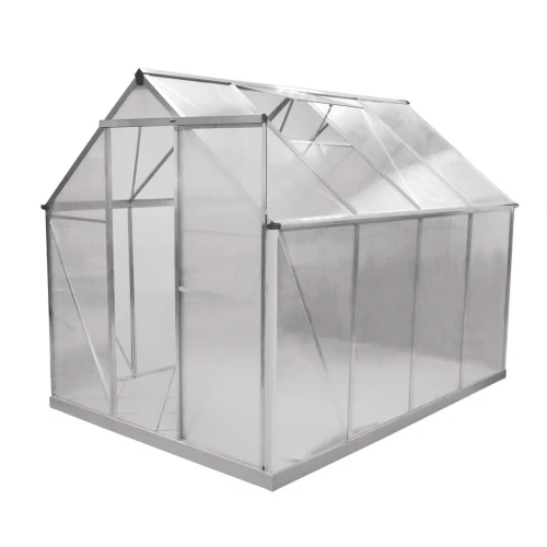 Sera pentru gradina HECHT GREENHOUSE I, 250 x 190 x 195 cm, cadru de aluminiu, folie policarbonat, suprafata 4.93 MP