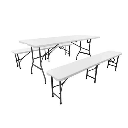 Set mobilier de gradina - HECHT FOLDIS WHITE SET