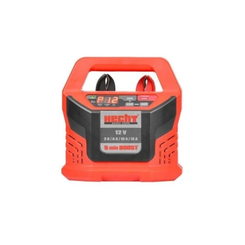 Incarcator inteligent pentru acumulatori auto HECHT 2013, pentru baterii Pb, plumb-acid, iesire 12V, 2-15 A, 4-300 Ah