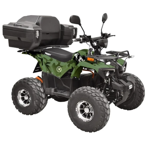 ATV electric omologat COC, HECHT56199 ARMY - ATV cu acumulator HURON, 1200 W, sarcina maxima 120 kg, viteza maxima 45 km/h