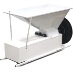 Zdrobitor-Desciorchinator manual B-vitis Pro, cuva 850x500 vopsita, valturi 220mm