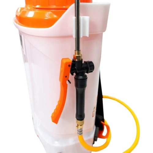 Pulverizator Electric RURIS RSE 1400S Volum 14L 6Bar Alb/Portocaliu