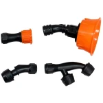 Pulverizator Electric Ruris RSE 500 Volum 5L Baterie Reincarcabila 1.3Ah 12V Alb/Portocaliu