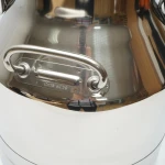 Bidon de inox pentru lapte cu capac 20L aparat de muls vaci Breckner Germany