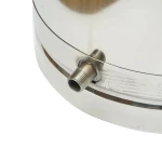 Bidon de inox pentru lapte cu capac 50L cu robinet aparat de muls vaci Breckner Germany
