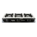 Mini aragaz portabil, Detoolz, 8.4kW, 3 ochiuri, Piezo