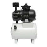 Pompa vacuum uscata cu motor 550W, 200L/min 1440rpm si rezervor pentru aparat de muls vaci Breckner Germany