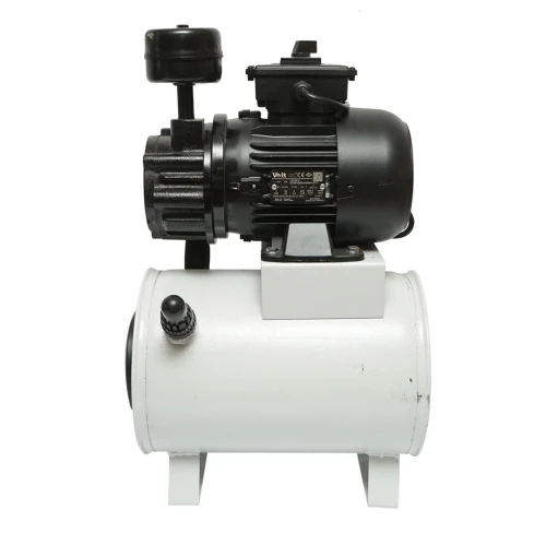 Pompa vacuum uscata cu motor 550W, 200L/min 1440rpm si rezervor pentru aparat de muls vaci Breckner Germany