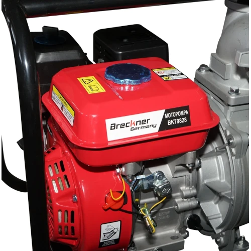 Motopompa pe benzina 7.5CP WP40S, 4 toli, debit max. 80m3/h, adancime 8m, inaltime 26m Breckner Germany