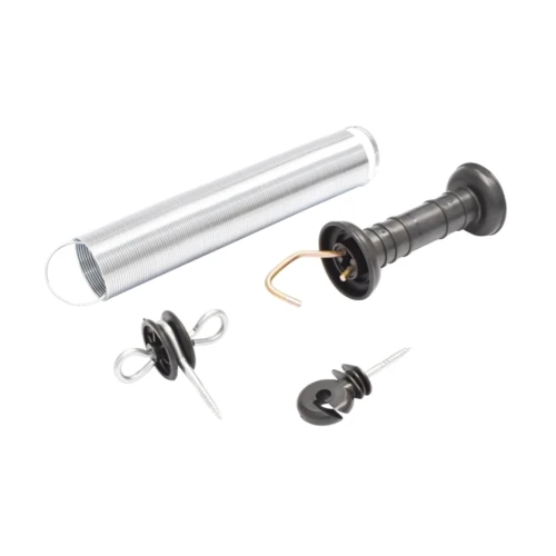 Set maner poarta cu arc si izolatori gard electric Breckner Germany