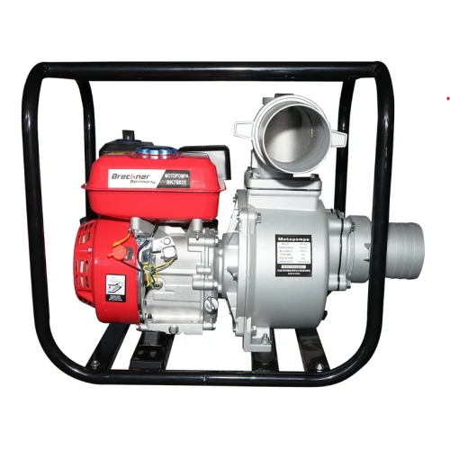 Motopompa pe benzina 7.5CP WP40S, 4 toli, debit max. 80m3/h, adancime 8m, inaltime 26m Breckner Germany