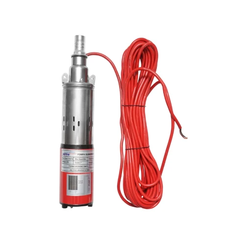 Pompa apa submersibila pentru panou solar 24V/250W 8A debit 1.5m3/h, D80mm(Resigilat)