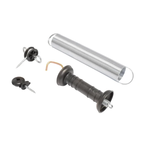 Set maner poarta cu arc si izolatori gard electric Breckner Germany