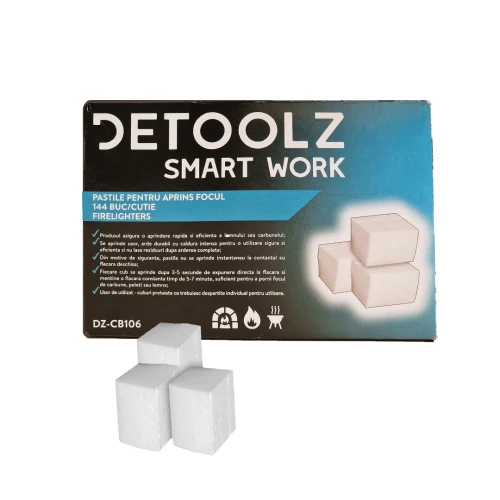 Pastile DZ pentru aprins focul 144 buc/cutie