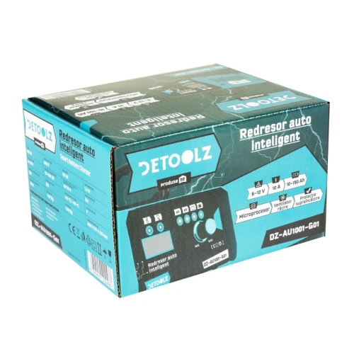 Redresor auto Detoolz, 120W 6V-12V 10A 10-150Ah CM