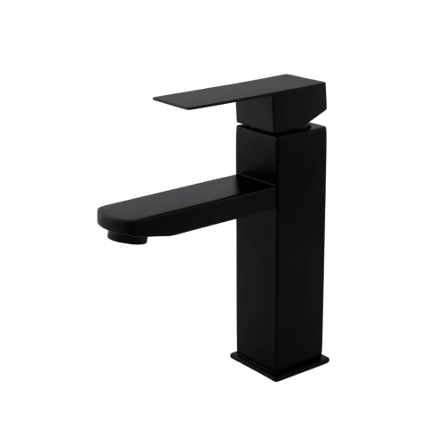 Baterie lavoar SUS 304 negru URBAN FLOW FB-01 Kub Black 