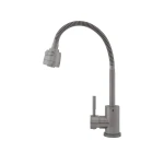 FB-011 Ref Baterie bucatarie SUS 304 pipa flexibila 2 functii crom mat VITAL FLOW