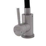 Baterie bucătărie SUS 304 cu pipă flexibilă neagră VITAL FLOW  FB-011 Ref Black – 