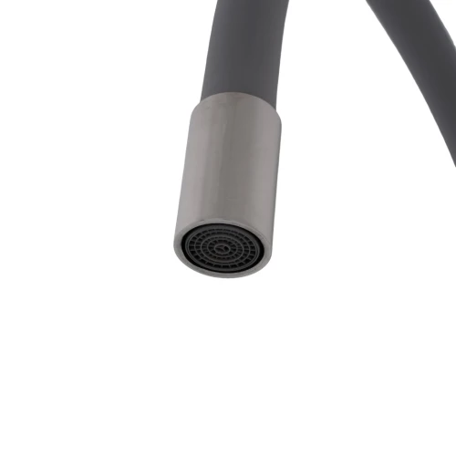 Baterie bucătărie SUS 304 cu pipă flexibilă gri VITAL FLOW FB-011 Ref Grey 