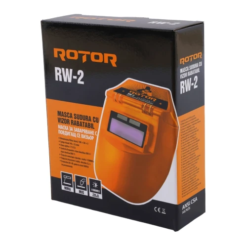 Masca de sudura automata cu vizor rabatabil ROTOR RW-2 