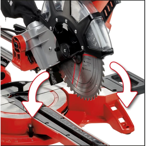 Ferăstrău circular staționar HECHT 829N, 2000 W, Diametru disc 210 mm