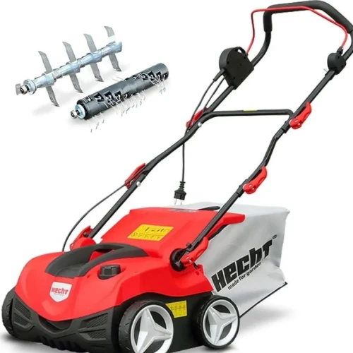 Aerator / Scarificator electric HECHT 1999 2 in 1, 2000 W, latime lucru 38 cm, sac colectare 45 l