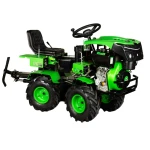 Motocultivator Ride-On Micul Fermier, 17CP, capacitate cilindrica 530 CC, motor 4 timpi, 4X4, 4 viteze, 2 cutii de viteze, pornire electrica, sistem hidraulic