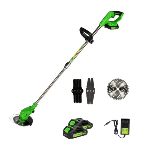 Trimmer (Motocoasa) electric Micul Fermier 20V, 2 acumulatori 1.5Ah