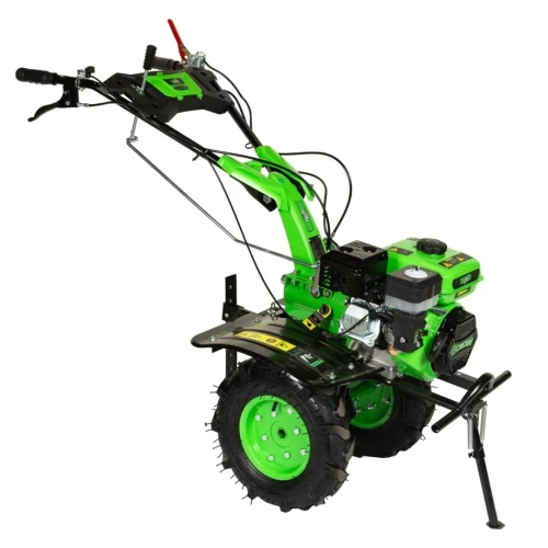 Motocultor Micul Fermier, 8.5CP, 212cc, motor pe benzina 4 timpi, 3 trepte de viteza, pornire manuala, cu roti