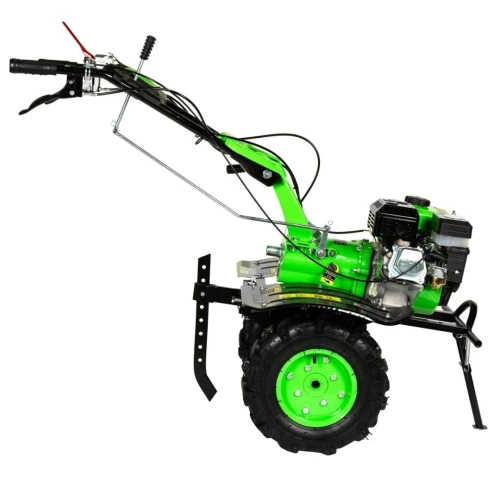 Motocultor Micul Fermier, 8.5CP, 212cc, motor pe benzina 4 timpi, 3 trepte de viteza, pornire manuala, cu roti