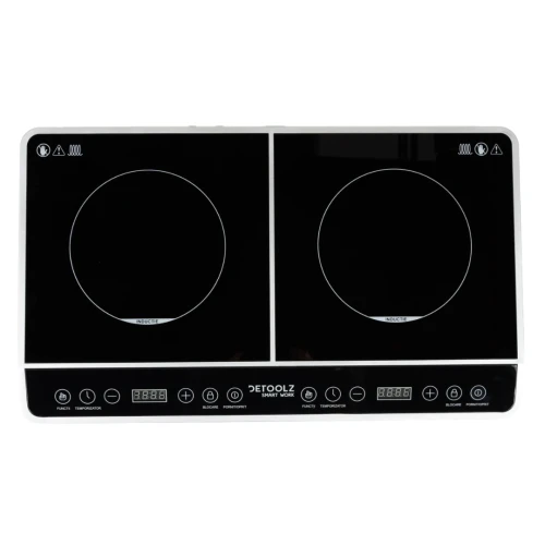 Plita ceramica dubla Detoolz, inductie, 3000W 8NT