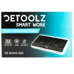 Plita ceramica dubla Detoolz, inductie, 3000W 8NT