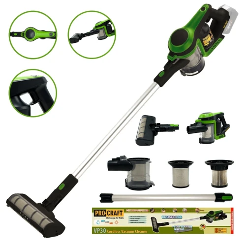 Aspirator cu acumulator VP30, Procraft UNIVERSAL (FARA ACUMULATOR) Brushless 230 W