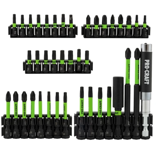 Set biti de impact PROCRAFT IBS-41 , 41 piese
