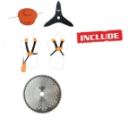 Motocoasa de umar RURIS DAC 410, 3.3 CP, 2 timpi, 57 cmc