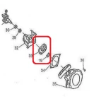 Cuplaj demaror RURIS PS210-2-33, pentru motocositoarea Ruris DAC 210