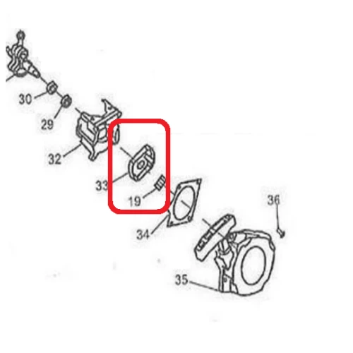 Cuplaj demaror RURIS PS210-2-33, pentru motocositoarea Ruris DAC 210