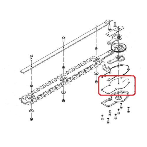 Placa RURIS PS335-4-42, pentru motocositoarea Ruris DAC 335
