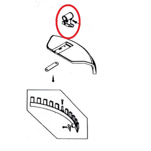 Suport RURIS PS111S-1-83, pentru motocositoarea Ruris Hero 111s