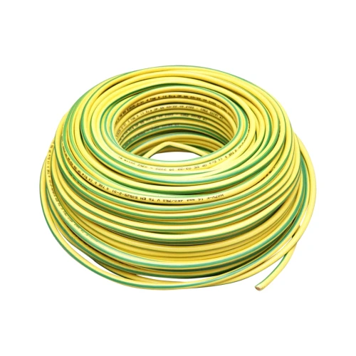 Cablu electric pentru impamantare MYF 1x16mm, cupru, H07V-K verde-galben 100m