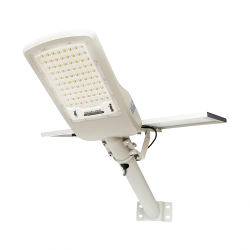 Lampa LED 200W, 520x210x70mm cu panou solar 35W si baterie 36Ah LiFePO4 cu prindere stalp Breckner Germany