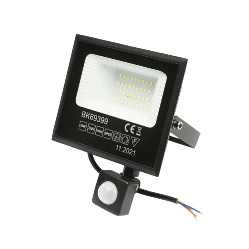 Proiector LED cu senzor de mișcare Breckner Germany BK69399, 30 W, 2400 lm, 6500 K, IP65