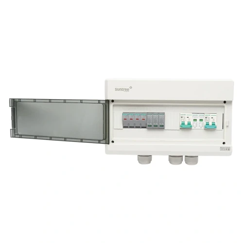 Tablou sigurante 18 module echipat DC/AC pentru protectia sistemelor 5KW fotovoltaice Suntree