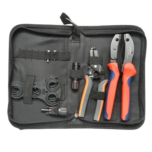 Trusa 4 piese pentru sertizare cabluri, mufe MC4 Leader